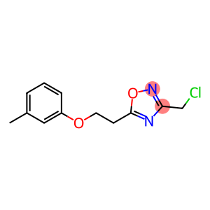 3-(chloromethyl)-5-[2-(3-methylphenoxy)ethyl]-1,2,4-oxadiazole