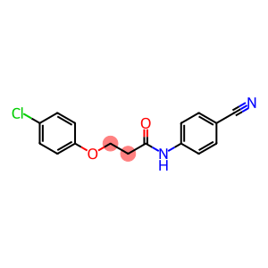 3-(4-chlorophenoxy)-N-(4-cyanophenyl)propanamide