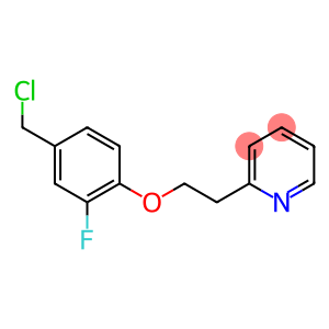 2-{2-[4-(chloromethyl)-2-fluorophenoxy]ethyl}pyridine