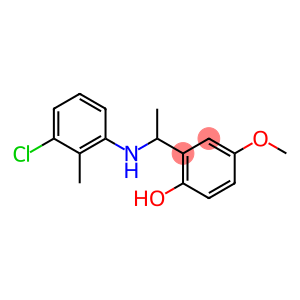 2-{1-[(3-chloro-2-methylphenyl)amino]ethyl}-4-methoxyphenol