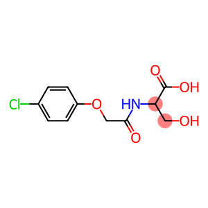 2-[2-(4-chlorophenoxy)acetamido]-3-hydroxypropanoic acid