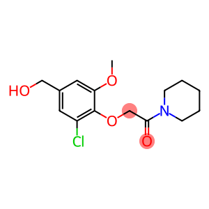 2-[2-chloro-4-(hydroxymethyl)-6-methoxyphenoxy]-1-(piperidin-1-yl)ethan-1-one