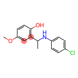 2-{1-[(4-chlorophenyl)amino]ethyl}-4-methoxyphenol