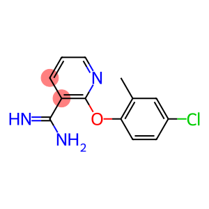 2-(4-chloro-2-methylphenoxy)pyridine-3-carboximidamide