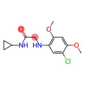 2-[(5-chloro-2,4-dimethoxyphenyl)amino]-N-cyclopropylacetamide