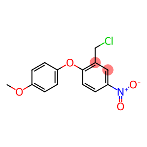 2-(chloromethyl)-1-(4-methoxyphenoxy)-4-nitrobenzene