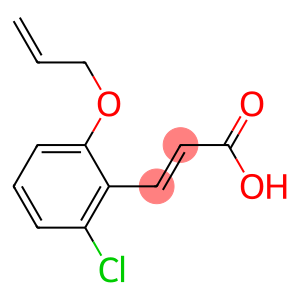 3-[2-chloro-6-(prop-2-en-1-yloxy)phenyl]prop-2-enoic acid