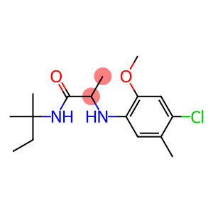 2-[(4-chloro-2-methoxy-5-methylphenyl)amino]-N-(2-methylbutan-2-yl)propanamide