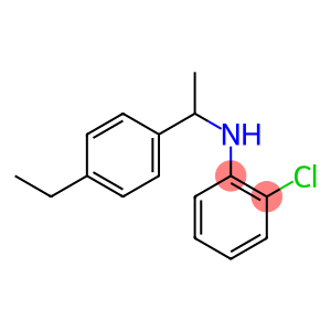 2-chloro-N-[1-(4-ethylphenyl)ethyl]aniline