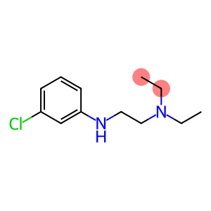 {2-[(3-chlorophenyl)amino]ethyl}diethylamine