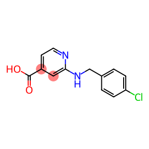 2-{[(4-chlorophenyl)methyl]amino}pyridine-4-carboxylic acid