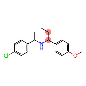 [1-(4-chlorophenyl)ethyl][1-(4-methoxyphenyl)propyl]amine