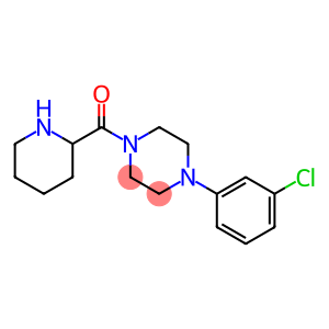 1-(3-chlorophenyl)-4-(piperidin-2-ylcarbonyl)piperazine