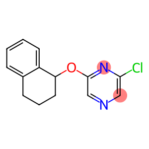 2-chloro-6-(1,2,3,4-tetrahydronaphthalen-1-yloxy)pyrazine