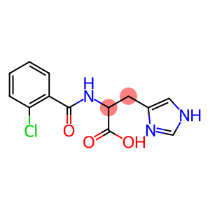 2-[(2-chlorobenzoyl)amino]-3-(1H-imidazol-4-yl)propanoic acid