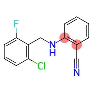 2-{[(2-chloro-6-fluorophenyl)methyl]amino}benzonitrile