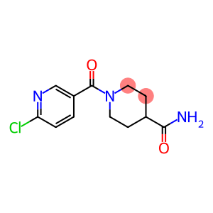 1-[(6-chloropyridin-3-yl)carbonyl]piperidine-4-carboxamide