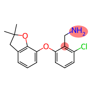 {2-chloro-6-[(2,2-dimethyl-2,3-dihydro-1-benzofuran-7-yl)oxy]phenyl}methanamine