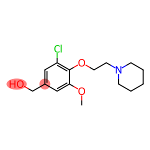 {3-chloro-5-methoxy-4-[2-(piperidin-1-yl)ethoxy]phenyl}methanol