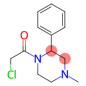 1-(chloroacetyl)-4-methyl-2-phenylpiperazine