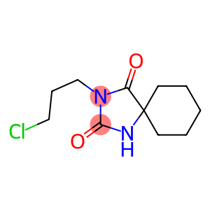 3-(3-chloropropyl)-1,3-diazaspiro[4.5]decane-2,4-dione