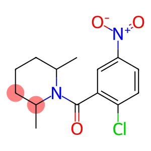 1-[(2-chloro-5-nitrophenyl)carbonyl]-2,6-dimethylpiperidine