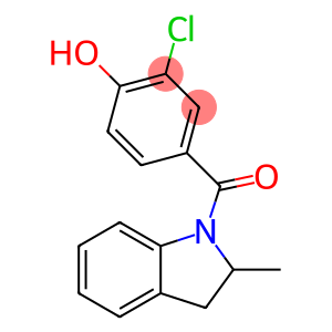 2-chloro-4-[(2-methyl-2,3-dihydro-1H-indol-1-yl)carbonyl]phenol