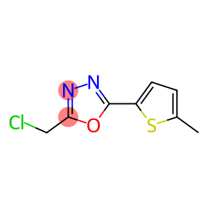 2-(chloromethyl)-5-(5-methylthiophen-2-yl)-1,3,4-oxadiazole