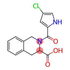 2-[(4-chloro-1H-pyrrol-2-yl)carbonyl]-1,2,3,4-tetrahydroisoquinoline-3-carboxylic acid