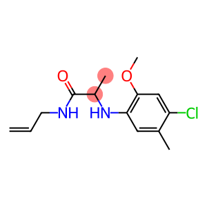 2-[(4-chloro-2-methoxy-5-methylphenyl)amino]-N-(prop-2-en-1-yl)propanamide