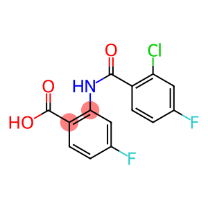 2-[(2-chloro-4-fluorobenzene)amido]-4-fluorobenzoic acid