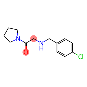 2-{[(4-chlorophenyl)methyl]amino}-1-(pyrrolidin-1-yl)ethan-1-one