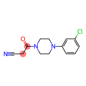 3-[4-(3-chlorophenyl)piperazin-1-yl]-3-oxopropanenitrile