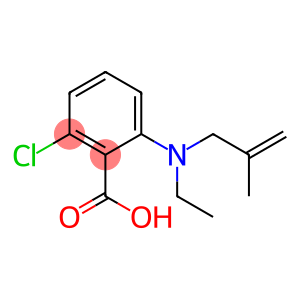 2-chloro-6-[ethyl(2-methylprop-2-en-1-yl)amino]benzoic acid