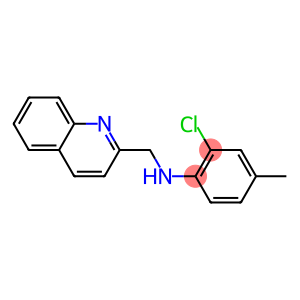 2-chloro-4-methyl-N-(quinolin-2-ylmethyl)aniline