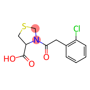 3-[(2-chlorophenyl)acetyl]-1,3-thiazolidine-4-carboxylic acid