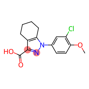 1-(3-chloro-4-methoxyphenyl)-4,5,6,7-tetrahydro-1H-indazole-3-carboxylic acid