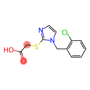 2-({1-[(2-chlorophenyl)methyl]-1H-imidazol-2-yl}sulfanyl)acetic acid