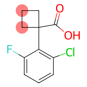 1-(2-chloro-6-fluorophenyl)cyclobutane-1-carboxylic acid