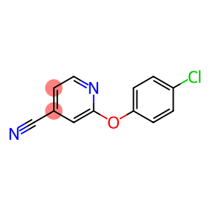 2-(4-chlorophenoxy)isonicotinonitrile