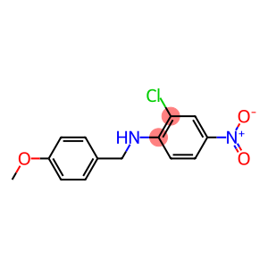 2-chloro-N-[(4-methoxyphenyl)methyl]-4-nitroaniline