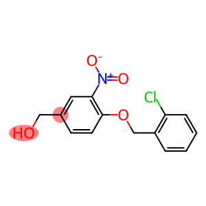 {4-[(2-chlorophenyl)methoxy]-3-nitrophenyl}methanol