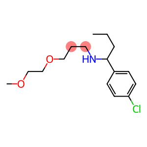 [1-(4-chlorophenyl)butyl][3-(2-methoxyethoxy)propyl]amine