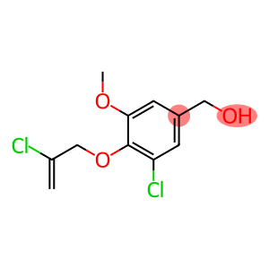 {3-chloro-4-[(2-chloroprop-2-en-1-yl)oxy]-5-methoxyphenyl}methanol