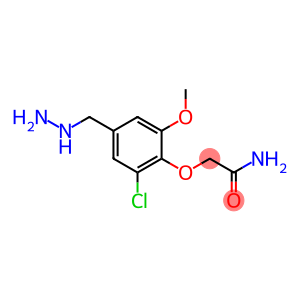 2-[2-chloro-4-(hydrazinylmethyl)-6-methoxyphenoxy]acetamide