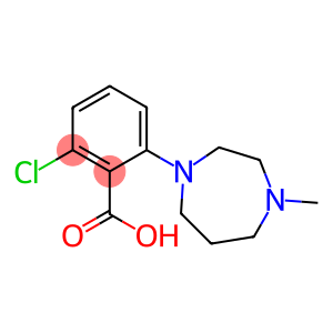 2-chloro-6-(4-methyl-1,4-diazepan-1-yl)benzoic acid