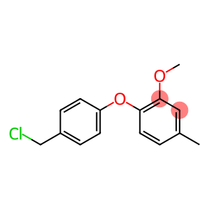 1-[4-(chloromethyl)phenoxy]-2-methoxy-4-methylbenzene