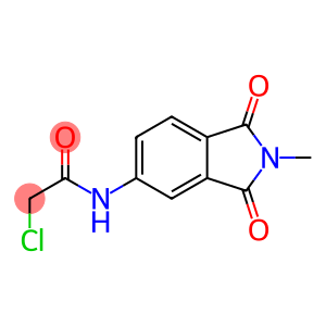 2-chloro-N-(2-methyl-1,3-dioxo-2,3-dihydro-1H-isoindol-5-yl)acetamide