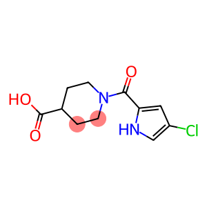 1-[(4-chloro-1H-pyrrol-2-yl)carbonyl]piperidine-4-carboxylic acid