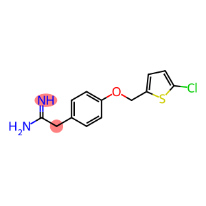 2-{4-[(5-chlorothien-2-yl)methoxy]phenyl}ethanimidamide